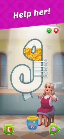 An offer screen shown after a failed level